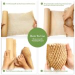 Honeycomb Packing Paper, 15" x 131' Packing Paper Substitute Alternative for Bub... - Image 5