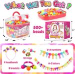 FUNZBO 520+ Snap Pop Beads - Jewelry Making Beads Charms Style Craft Kit, Arts a... - Image 3