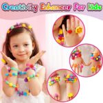 FUNZBO 520+ Snap Pop Beads - Jewelry Making Beads Charms Style Craft Kit, Arts a... - Image 5