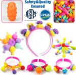 FUNZBO 520+ Snap Pop Beads - Jewelry Making Beads Charms Style Craft Kit, Arts a... - Image 6