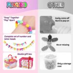 FUNZBO 520+ Snap Pop Beads - Jewelry Making Beads Charms Style Craft Kit, Arts a... - Image 7