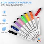 Dry Erase White Board, Cazeyoo Magnetic Desktop Whiteboard 16 x 12inch with Stan... - Image 6