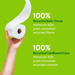 Seventh Generation White Toilet Paper 2-ply 100% Recycled Paper, 500 sheets, Pac... - Image 6