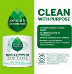 Seventh Generation White Toilet Paper 2-ply 100% Recycled Paper, 500 sheets, Pac... - Image 8