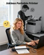 TATTMUSE Portable Printers Wireless for Travel, Inkless Thermal Printer Small Bl... - Image 3