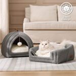Bedsure Cat Beds for Indoor Cats - 2 in 1 Cat Cave House Tent for Kittens and Sm... - Image 4