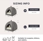 Bedsure Cat Beds for Indoor Cats - 2 in 1 Cat Cave House Tent for Kittens and Sm... - Image 6