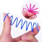Andiker Cat Spring Toy, 12 Pc Colorful Cat Kicker Toys Interactive Cat Toys for ... - Image 4