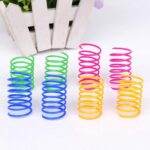 Andiker Cat Spring Toy, 12 Pc Colorful Cat Kicker Toys Interactive Cat Toys for ... - Image 7