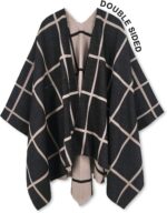 Moss Rose Women's Shawl Wrap Poncho Ruana Cape Open Front Cardigan Shawls for Sp... - Image 9