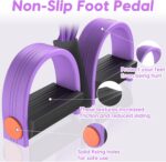 Resistance Bands with Handles, 6-Tube Elastic Pedal Resistance Band for Working ... - Image 5