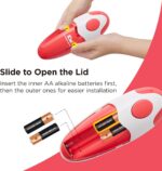 Kitchen Mama Auto Electric Can Opener, Red | Automatic, Hands Free, Smooth Edge,... - Image 6
