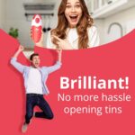 Kitchen Mama Auto Electric Can Opener, Red | Automatic, Hands Free, Smooth Edge,... - Image 8