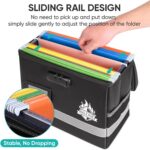 BALEINE Fireproof Document Box with Lock, Portable Fireproof Document Bag Waterp... - Image 4