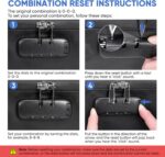 BALEINE Fireproof Document Box with Lock, Portable Fireproof Document Bag Waterp... - Image 8