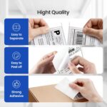 4x6 Direct Thermal Shipping Labels, Pack of 500, Perforated Fanfold, Commercial ... - Image 7
