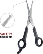 Chibuy Professional Pet Grooming Scissors with Round Tip Stainless Steel Dog Eye... - Image 4