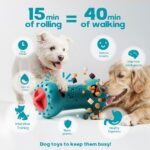 knitly Interactive Dog Toys, Adjustable Treat Dispensing Toy to Keep Them Busy, ... - Image 3