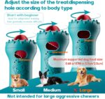knitly Interactive Dog Toys, Adjustable Treat Dispensing Toy to Keep Them Busy, ... - Image 5