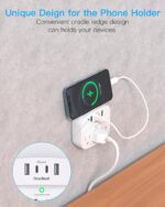 One Beat 2 Pack Multi Plug Outlet Splitter with USB,Surge Protector Outlet Exten... - Image 6