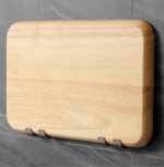 No-Drill Stainless Steel Razor Holder Adhesive Wall-Mounted Shaving Organizer Pl... - Image 6