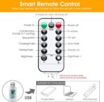 Minetom Curtain Lights, 300 LED Dimmable Fairy Lights Twinkle Lights with Remote... - Image 5