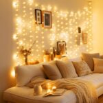 Minetom Curtain Lights, 300 LED Dimmable Fairy Lights Twinkle Lights with Remote... - Image 7
