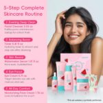 QUIYUM Watermelon Niacinamide Skin Care Set, Skincare for Teens Girls 5 Pcs | Gi... - Image 8