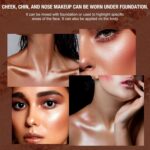 LANGMANNI 5 Color Face Highlighter Powder Palette, Illuminator Makeup | Silky sh... - Image 4