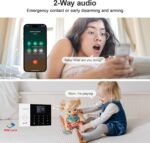 Alarm System for Home Security,24Pcs WiFi+GSM/4G No Monthly Fee Wireless Securit... - Image 7