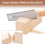 Japanese Hand Saw, 6 Inch Pull Saw with Double Edges of 11/17 TPI | SK5 Flexible... - Image 5