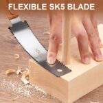 Japanese Hand Saw, 6 Inch Pull Saw with Double Edges of 11/17 TPI | SK5 Flexible... - Image 6
