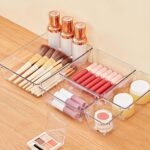 SMARTAKE 13-Piece Drawer Organizers with Non-Slip Silicone Pads, 5-Size Desk Bat... - Image 3