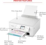 Canon PIXMA TS7720 Wireless All-in-One Color Inkjet Printer – Print, Copy, Scan ... - Image 5