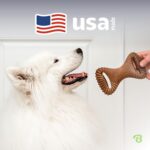 Benebone Dental Durable Dog Chew Toy for Aggressive Chewers, Real Bacon, Made in... - Image 6