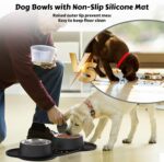 AsFrost Dog Food Bowls Stainless Steel & Water Dish with No-Spill and Non-Skid, ... - Image 8