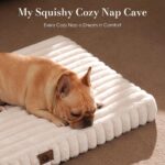 Dog Beds for Large Sized Dog, Orthopedic Pet Bed with Waterproof Lining, Soft Sh... - Image 3