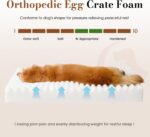 Dog Beds for Large Sized Dog, Orthopedic Pet Bed with Waterproof Lining, Soft Sh... - Image 4