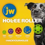 JW Pet Hol-ee Roller Dog Toy Puzzle Ball, Natural Rubber, Small (3 Inch Diameter... - Image 5