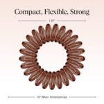 Kitsch Spiral Hair Ties for Women – Coiled Plastic Hair Ties No Damage, Ponytail... - Image 6