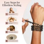 Kitsch Spiral Hair Ties for Women – Coiled Plastic Hair Ties No Damage, Ponytail... - Image 8