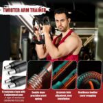 Twister Arm Trainer, 30-120 lbs Adjustable Twister Arm Chest Exerciser with 4 Sp... - Image 3