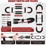 Twister Arm Trainer, 30-120 lbs Adjustable Twister Arm Chest Exerciser with 4 Sp... - Image 6