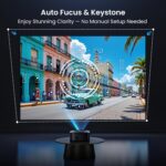 1500 ANSI Official Licensed Google TV Smart Projector, HAPPRUN 4K Full HD Home T... - Image 7
