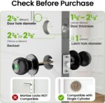 GHome Smart Fingerprint Door Lock, 3 in 1 Smart Fingerprint Door Knob with App C... - Image 8