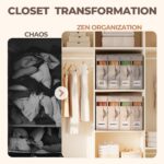 6Pack Sheet Organizers and Storage - King/Queen Size Sheet Storage Organizer wit... - Image 5