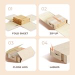 6Pack Sheet Organizers and Storage - King/Queen Size Sheet Storage Organizer wit... - Image 8