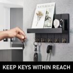 Rebee Vision Farmhouse Key Holder Wall Mount - Modern Key Holder for Living Room... - Image 4