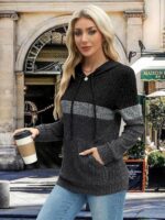 Lylinan Womens Cozy Textured Sweaters Fall Fashion Hoodies Trendy Outfits S-XXL - Image 7
