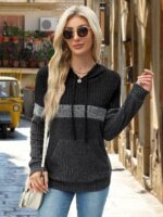 Lylinan Womens Cozy Textured Sweaters Fall Fashion Hoodies Trendy Outfits S-XXL - Image 8